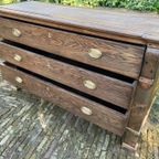 Oud Hollandse Dressoir Ladenkast Commode 154 Cm. thumbnail 17