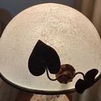Paddenstoel Lamp Origineel Designer Herda Lamp Glas Herfst Mushroom Model Met Klimop thumbnail 17