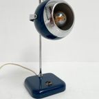 Blauwe Space Age Tafellamp, 1960’S thumbnail 2
