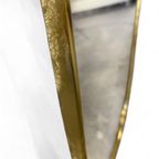 Vintage Jaren 50 Spiegel Met 'gouden' Rand / Wandspiegel thumbnail 7