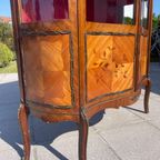 Antieke Franse Louis Xv-stijl Vitrinekast thumbnail 6