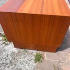 Lowboard Tvmeubel Kastje Vintage Teak Fineer thumbnail 9