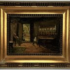 S. Rieborn (Xix-Xx)  -  Interieur Met Kat thumbnail 5