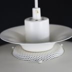 Witkleurige Top Designlamp Van Jeka Metaltryk - Nieuwstaat - Denemarken 1980 thumbnail 10