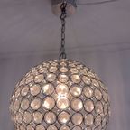 Vintage Hanglamp Met Kristal Glas thumbnail 17