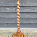 Vintage Turn Vloerlamp Hout ’60 Spindel Mid Century Japandi thumbnail 3