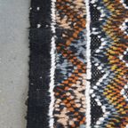 Handgeknoopt Subtiel Kleurrijk Vloerkleed Met Mooi Patroon 108x50cm thumbnail 3