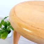 Retro Vintage Kruk Stoel Jaren 60 Plantentafel thumbnail 6