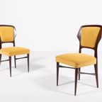 Italian Mid-Century Modern Chairs / Eetkamerstoelen From Vittorio Dassi, 1960S thumbnail 4