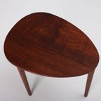 Set Of Three Nesting Tables By Beder Trædrejeri, Denmark 1960s thumbnail 9