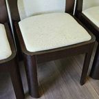 Set 4X Brutalist Vintage Stoelen thumbnail 14