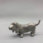 Basset Hound Miniatuur Verzilverd/zilver thumbnail 7