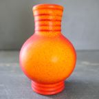 Vintage Marei Oranje Vaas 7100 W. Germany thumbnail 7