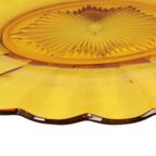 Val Saint Lambert Fruitschaal Amber Luxval Art Deco 1935 thumbnail 6