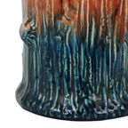 Antieke Barbotine Majolica Pot Met Deksel Organisch Art Nouveau thumbnail 10