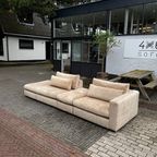 4x6 sofa - X2 Modulaire Bank Beige Velours thumbnail 3