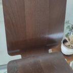 Vintage Stoelen Ikea Gilbert Bruin 2X thumbnail 5