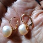 24 Karaat Gouden Oorbellen Met Barok Parels thumbnail 4