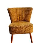 Vintage Okergele /oranje Cocktail Stoel / Eenzit / Clubzetel thumbnail 9