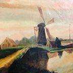 Schilderij Hollands Landschap thumbnail 11