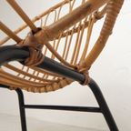 Set Van 2 Rotan, Bamboe Kinder Stoelen Rohe Noordwolde, Jaren 50 thumbnail 20