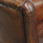Fijne Schapenleren Fauteuil/ Armchair Met Mooie Kleuren En Een Goed Zitcomfort thumbnail 9