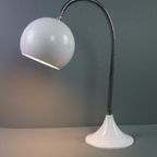 Witte Vintage Buigbare Metalen Bureau Lamp thumbnail 3
