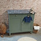 Vintage Groene Commode Met Marmeren Blad ‘eden’ thumbnail 11