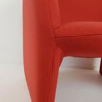 Artifort Ben’s Steenrood / Donker Oranje Fauteuils Ploegstof thumbnail 12
