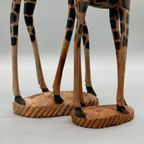 Set Vintage Houten Giraffen thumbnail 6