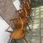 Set 4 Vintage Ums Pastoe Cees Braakman Stoelen thumbnail 6