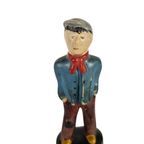 Plateelbakkerij Zuid-Holland - Folklore - Boer - Gips Beeld - 1950S thumbnail 4