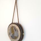 Vintage Mauthe Wandklok Opwindklok Wandklok thumbnail 3