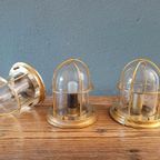 Set Van 3 Vintage Gouden Schip Stijl Plafondlampen thumbnail 10