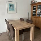 Massief Eikenhouten Tafel thumbnail 5