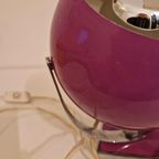 Vintage Wandlamp Paarse Bollamp Jaren 70 Bollampje thumbnail 10