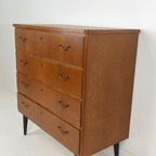 Scandinavisch Vintage Teak Fineren Ladekast Floro thumbnail 7