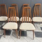 6 Dining Chairs By Niels Koefoed For Hornslet Denmark 1960S thumbnail 10