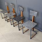 Vintage Industrial Chairs, 1970s - Set Of 4 thumbnail 8