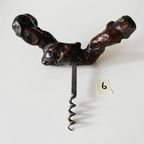 Vintage Franse Bernard Siret Kurkentrekker 6 Wortelhout Wijnstok 1930’s thumbnail 3
