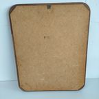 Vintage Jaren 70 Spiegel In Houten Frame thumbnail 6