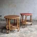 Vintage Rotan Side Tables In The Style Of Rohé Noordwolde thumbnail 9