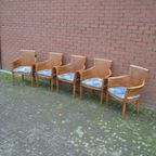 Art Deco Armstoelen Met Dubbel Webbing 5 Stuks thumbnail 7
