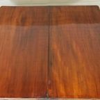 Vintage Antieke Uitschuifbare Tafel, Karttafel thumbnail 10