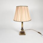 Herda Holland - Dutch Design - Model T 9670 - Brons - Messing - Kolom Tafellamp - Neoklassieke St thumbnail 2