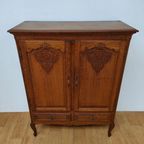Brocante Landelijke Queen Ann Barkast Wandkast Buffetkast Ladekast 309 thumbnail 2