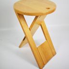 Suzy Stool, Opvouwbare Vintage Design Kruk, Ontworpen Door Adrian Reed Voor Princes Design Works thumbnail 4