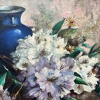 Schilderij "Bloemstilleven". thumbnail 2