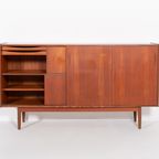 1960’S Danish Modern Teak Highboard / Dressoir / Kast thumbnail 10