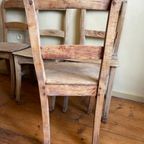 4x Bistrostoelen Stoelen Keukenstoelen Frans Landelijk thumbnail 12
